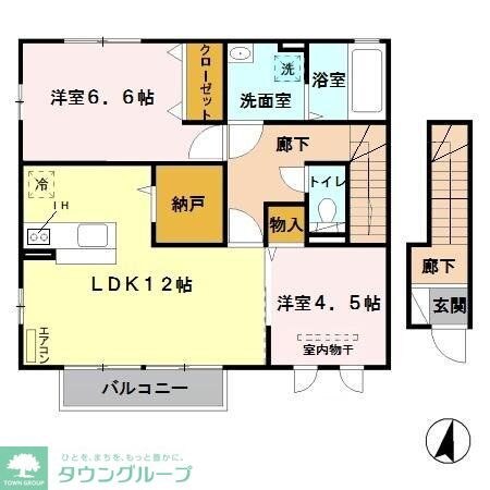 ディアコートIの物件間取画像