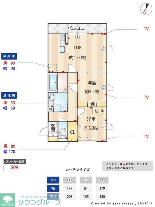 ティサージュの物件内観写真