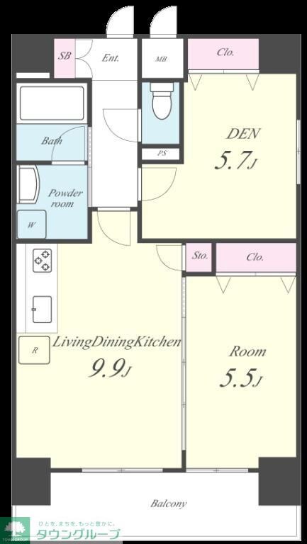 プライム スクエアIIの物件間取画像
