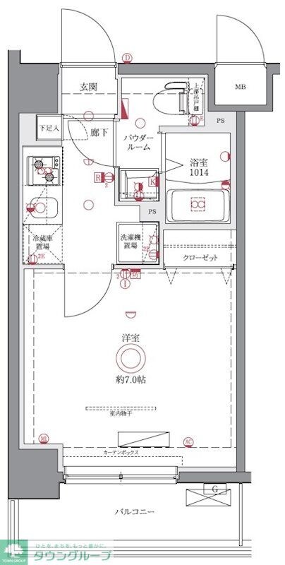 GENOVIA西川口IIの物件間取画像