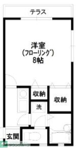 シャンブルクレール2の物件間取画像