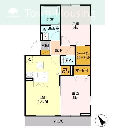 エーデルワイスの物件間取画像