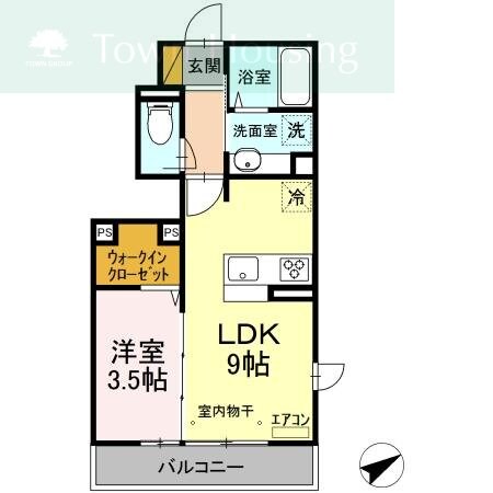 ジュネス前原の物件間取画像
