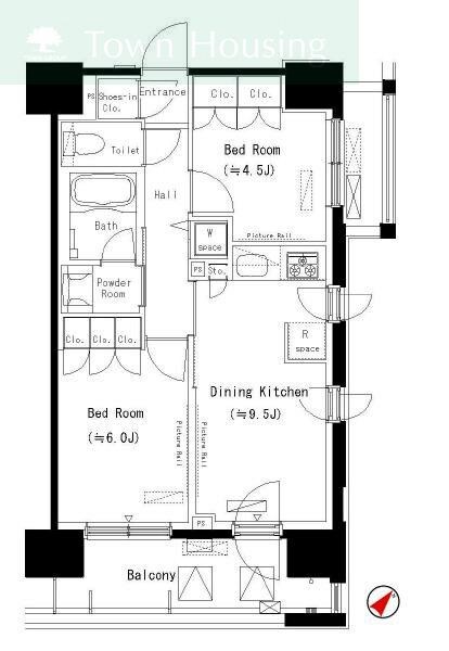 パークアクシス西船橋本郷町の物件間取画像