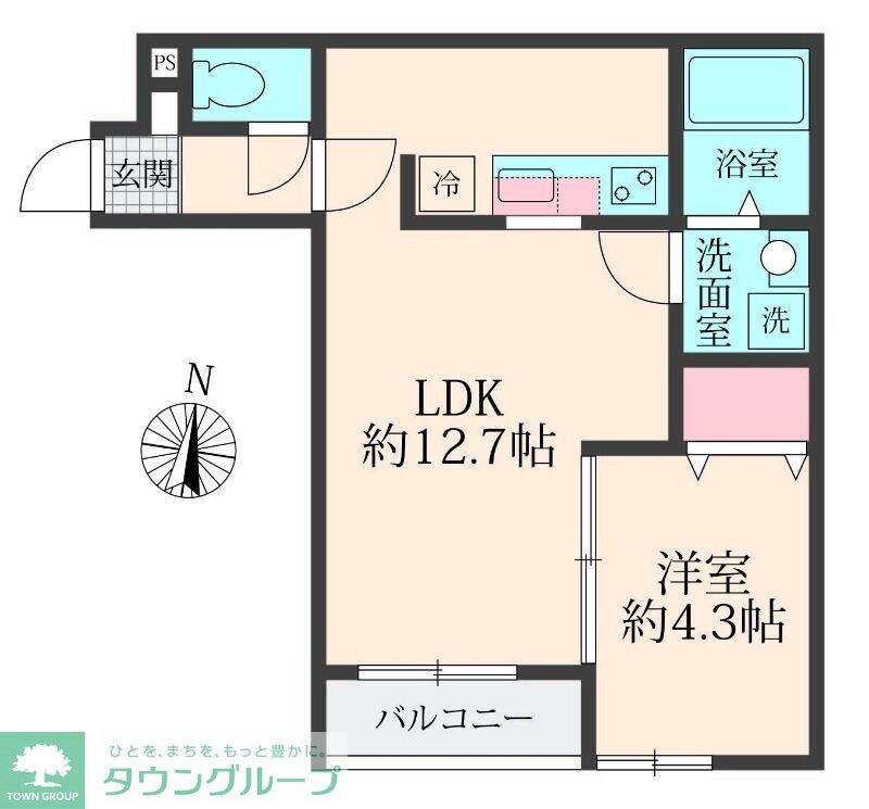 ミリアビタ前原の物件間取画像