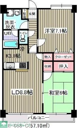 アウラ10の物件間取画像