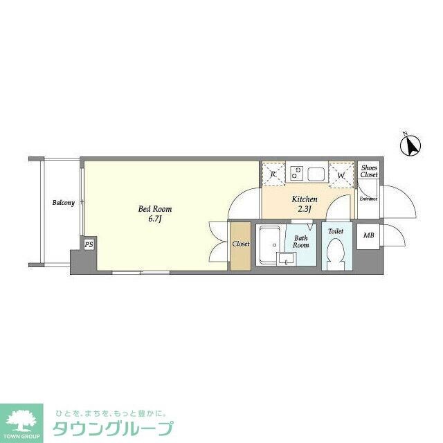プライマル西船橋の物件間取画像