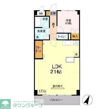 YS習志野台の物件間取画像