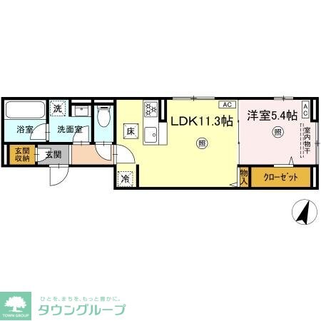 ディーグラースの物件間取画像