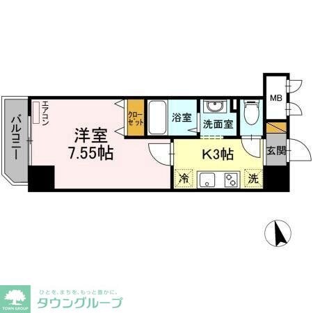 アンクレージュ西船橋の物件間取画像