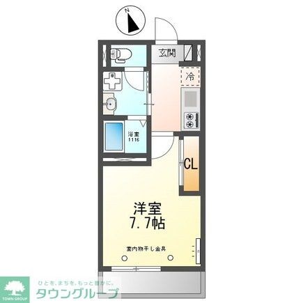 Ocean Coast Tsudanumaの物件間取画像