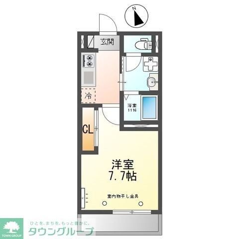 Ocean Coast Tsudanumaの物件間取画像