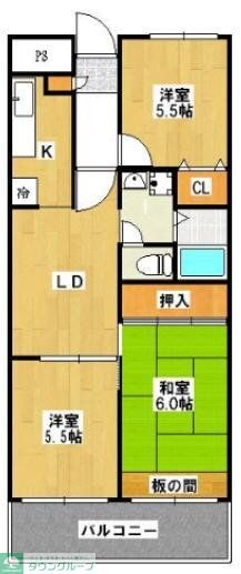 カーサシンフォニアの物件間取画像