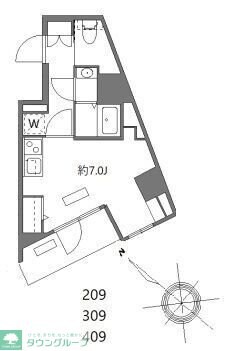 エヌステージ西船橋市川の物件間取画像