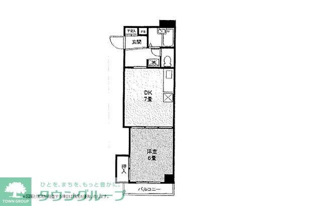シテ・ラピーヌ南行徳の物件間取画像