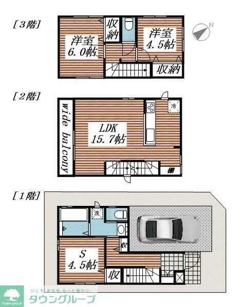 Sumai-to市川市大洲の物件間取画像