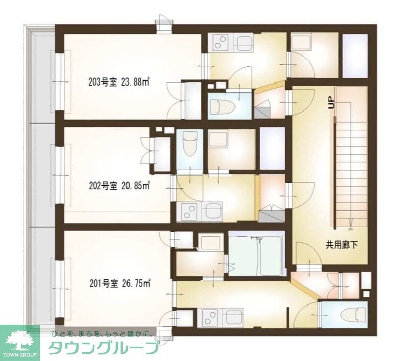 ロックリッジハウスの物件間取画像