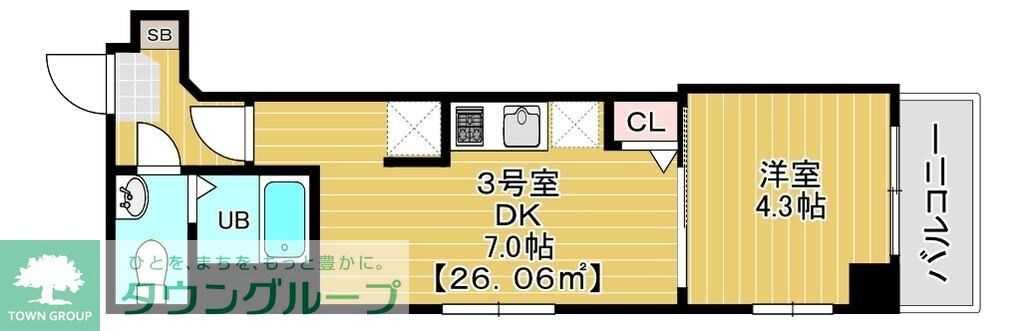 スピカ東小岩の物件間取画像