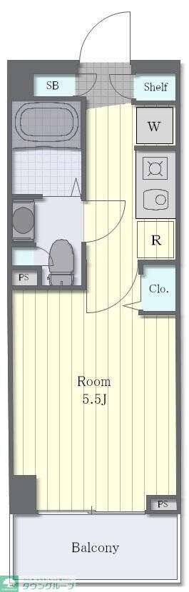グランカーサ市川国府台の物件間取画像