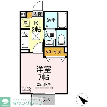 シャングリラの物件間取画像