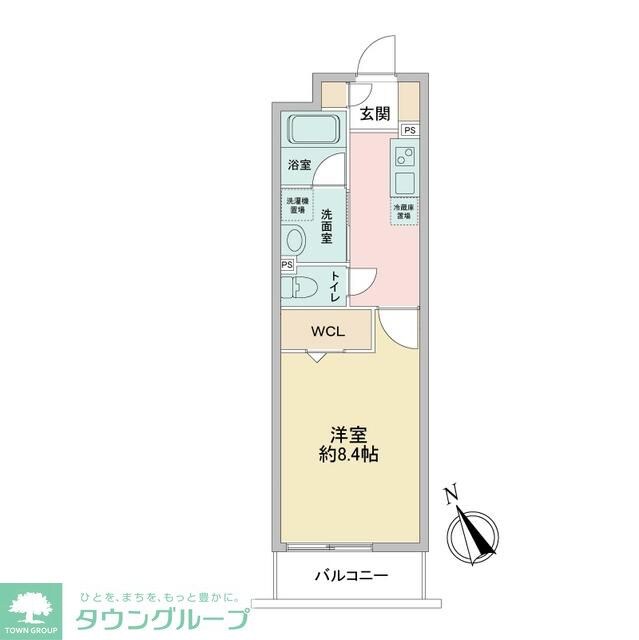 レオ四拾八番館の物件間取画像