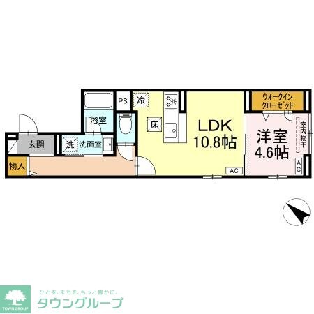 (仮称)D-ROOM南篠崎町の物件間取画像