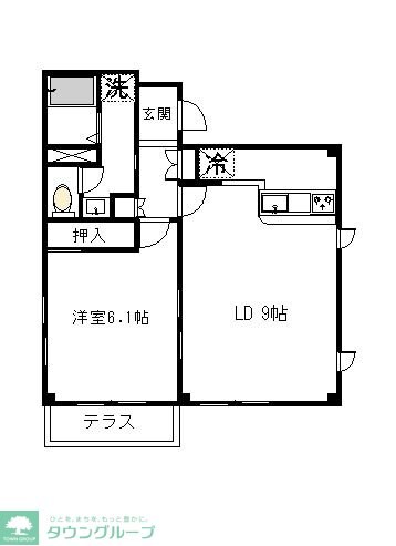 レジェンド高砂の物件間取画像