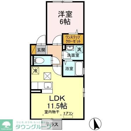 セレーノ西船の物件間取画像