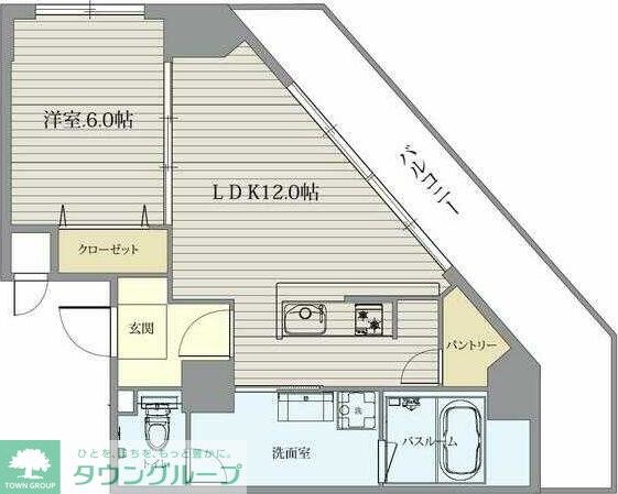 T-ONEビルの物件間取画像