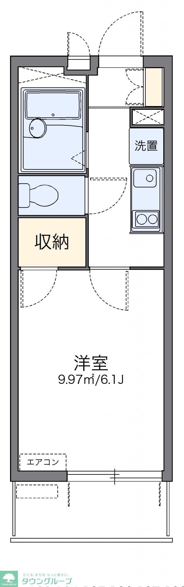 レオパレスラトナの物件間取画像
