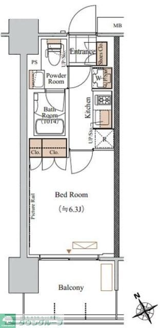 ブランシエスタ西船橋の物件間取画像