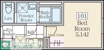 ReveResidence三軒茶屋の物件間取画像