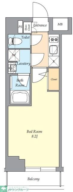 AIFLAT渋谷西原の物件間取画像