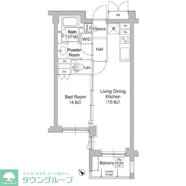 コンフォリア原宿の物件間取画像