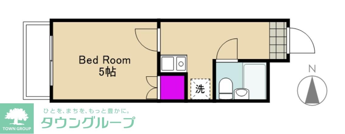 グロージェン代沢の物件間取画像