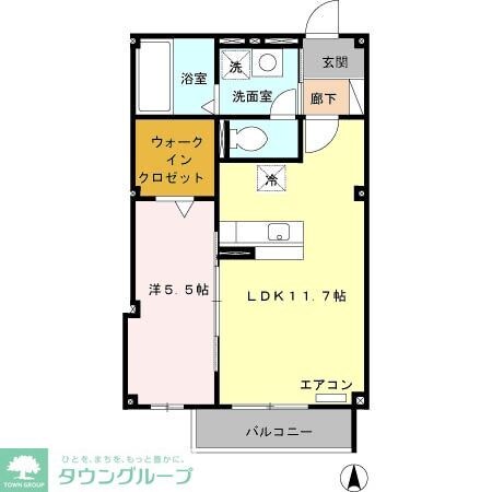 Cherry Courtの物件間取画像