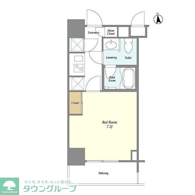 東急セットアップレジデンス恵比寿の物件間取画像