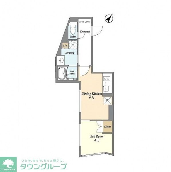 リビオメゾン都立大学の物件間取画像