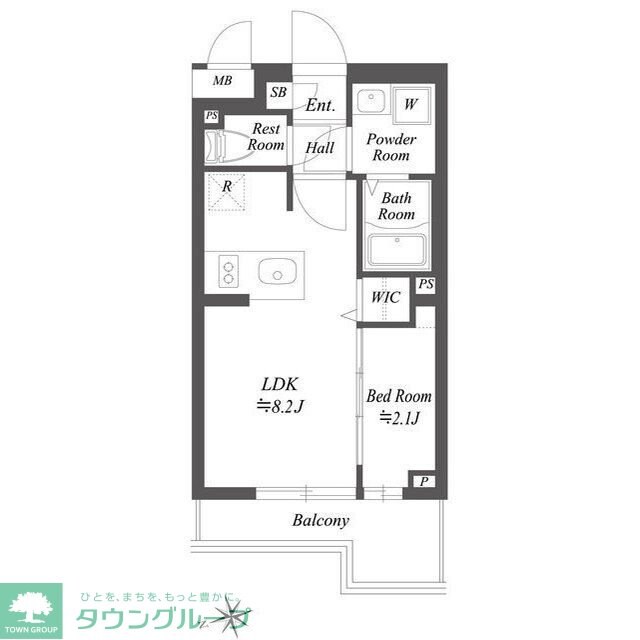 ブランシエスタ用賀の物件間取画像