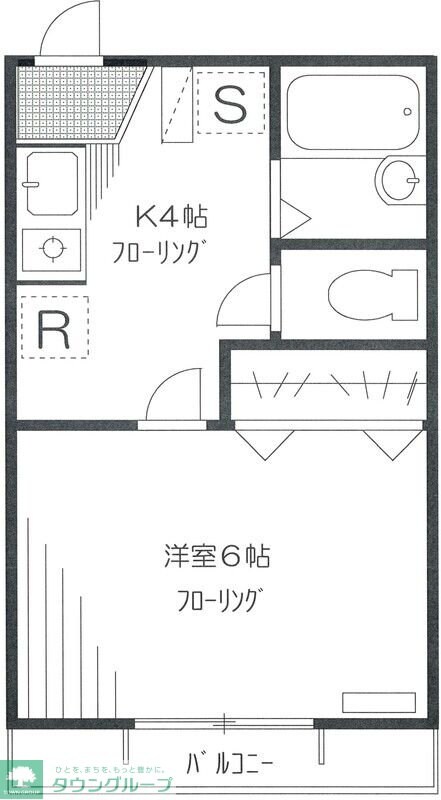 カルム下高井戸の物件間取画像