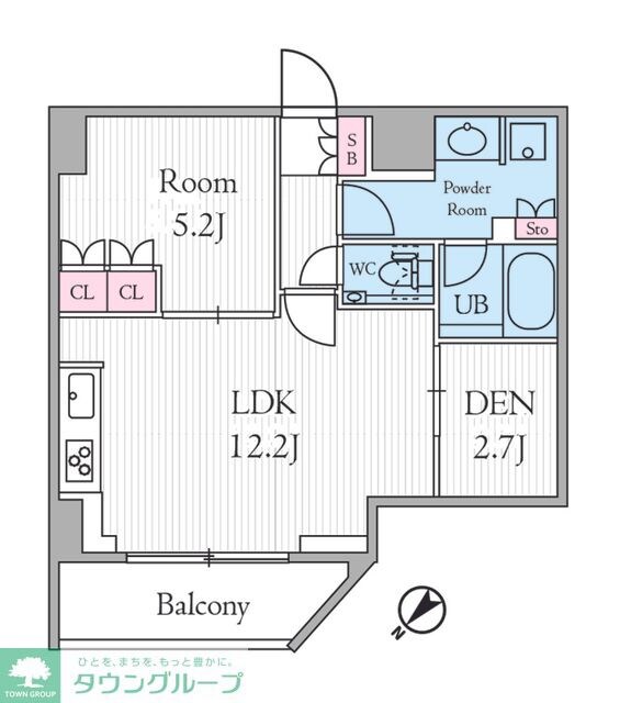 URBAN PARK GRANDE代官山の物件間取画像