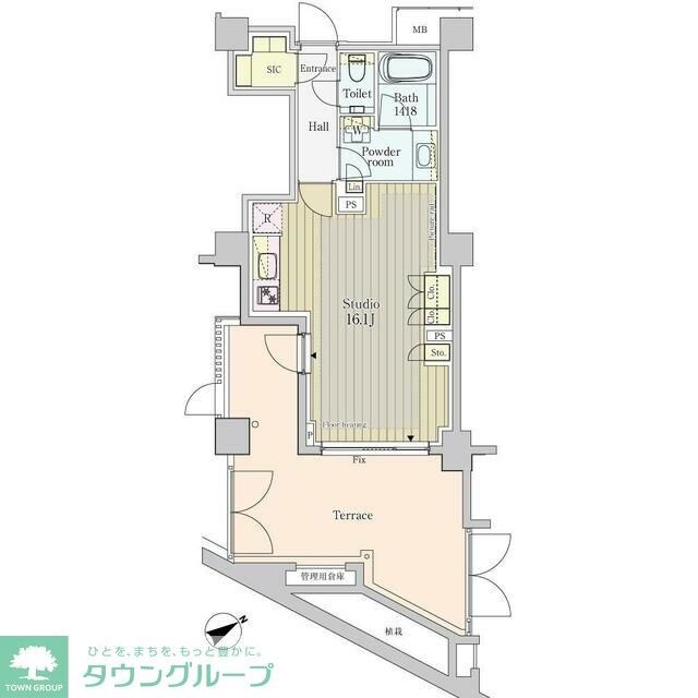 パークアクシスプレミア表参道の物件間取画像