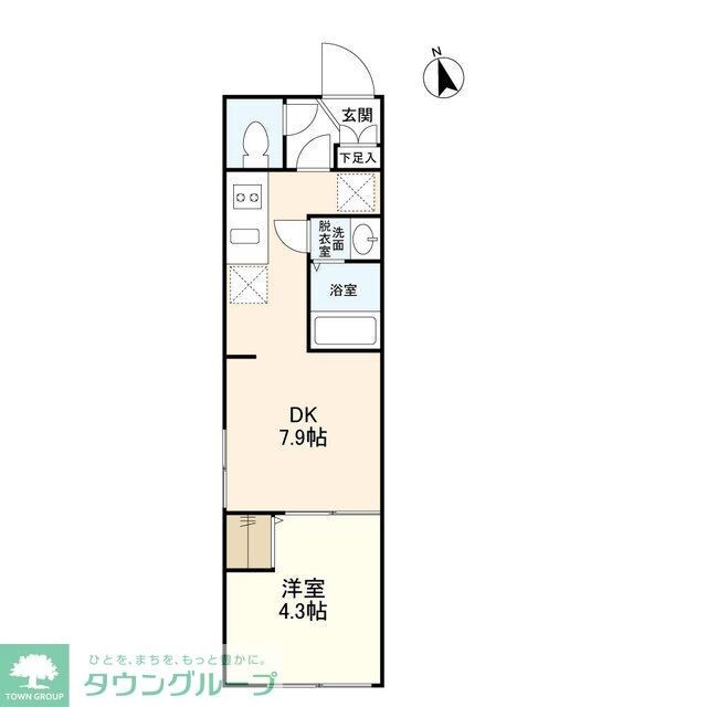 ウェルスクエアイズム中野坂上の物件間取画像