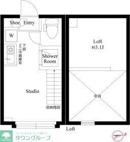 ハーモニーテラス高井戸西の物件間取画像