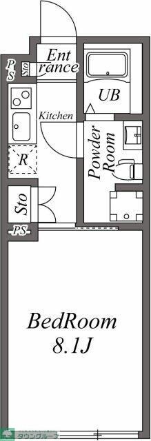 ユーレジデンス恵比寿の物件間取画像