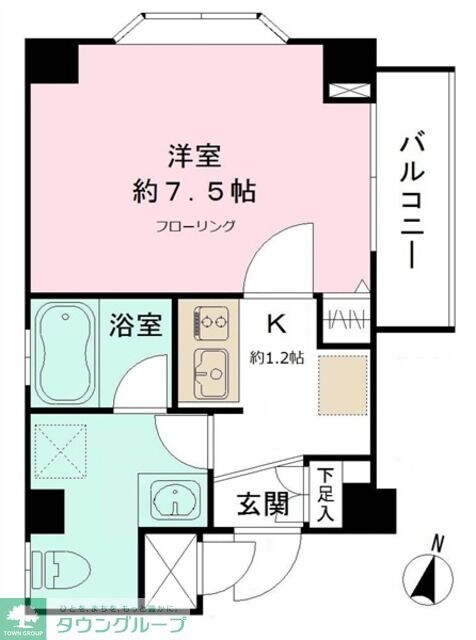 CYNTHIA代田橋IIIの物件間取画像