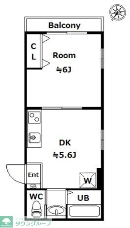 AKマンションIIの物件間取画像