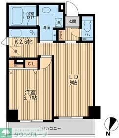 クリオ上野毛ラ・モードの物件間取画像