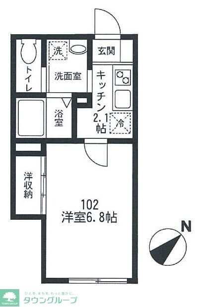 アーバンコート千駄ヶ谷の物件間取画像