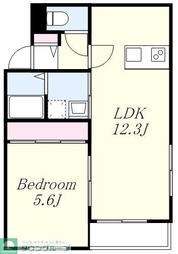 La maison中野方南町の物件間取画像